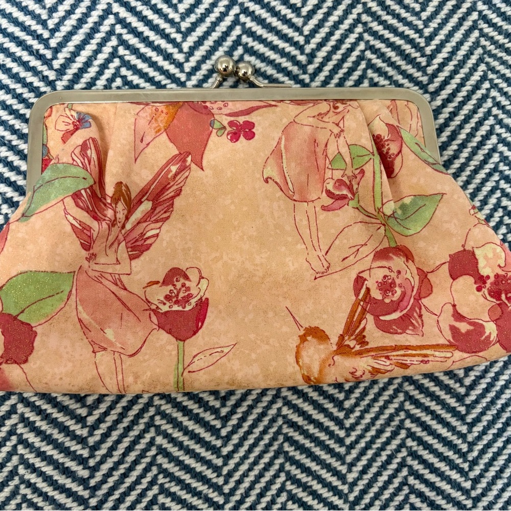 Lauren Merlin Floral Fairy Print Clutch